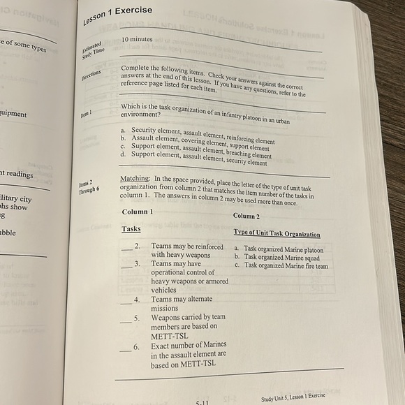 United States Marine Corps sergeants distance education program books 8014 8015 - Picture 14 of 16